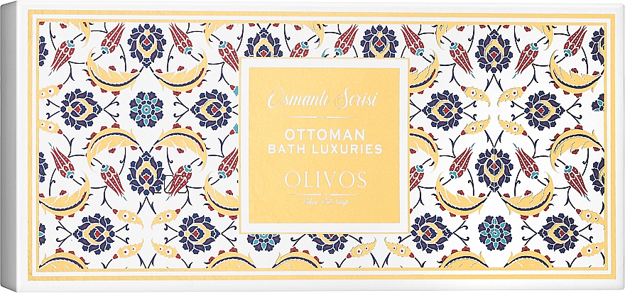 Набір - Olivos Ottaman Bath Luxuries Pattern Set 4(soap/250g + soap/100g) — фото N1