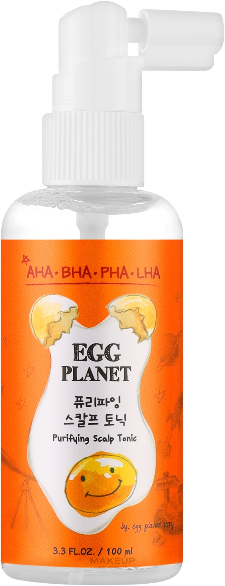 Очищающий тоник для кожи головы с AHA, BHA, PHA, LHA кислотами - Daeng Gi Meo Ri Egg Planet Purifying Scalp Tonic — фото 100ml