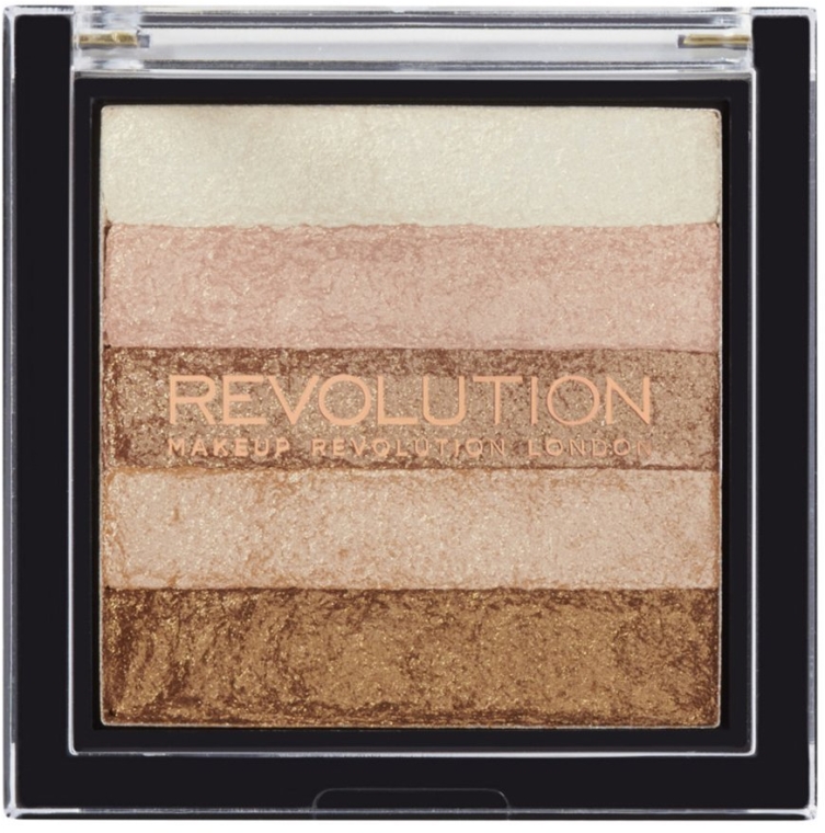 Палетка шиммеров для лица - Makeup Revolution Vivid Shimmer Brick