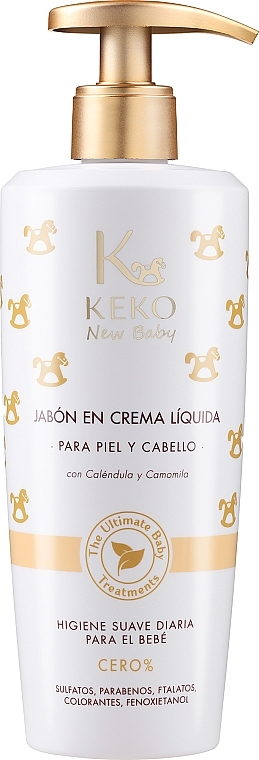Рідке крем-мило - Keko New Baby The Ultimate Baby Treatments Liquid Cream Soap — фото N1