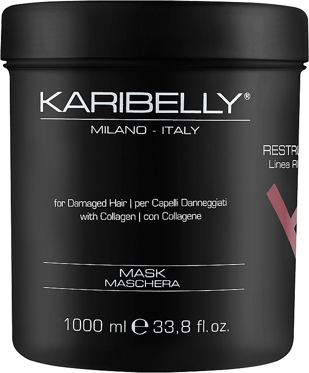 Відновлювальна маска для волосся - Karibelly Restructuring Mask — фото N1