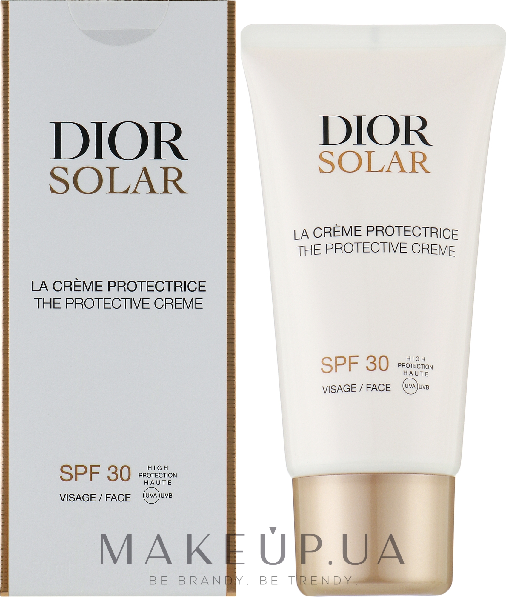 Сонцезахисний крем для обличчя - Dior Solar The Protective Creme SPF30 — фото 50ml