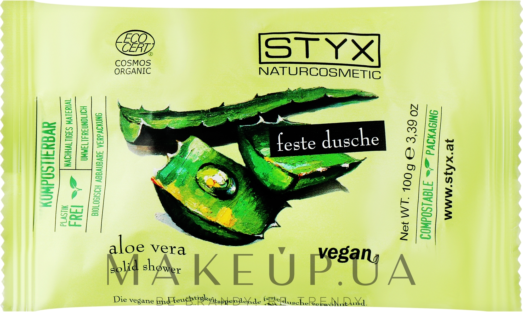 Твердое мыло для душа с алоэ вера - Styx Naturcosmetic Aloe Vera Solid Shower — фото 100g