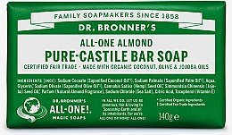 Мыло "Миндаль" - Dr. Bronner’s Pure Castile Bar Soap Almond — фото N1