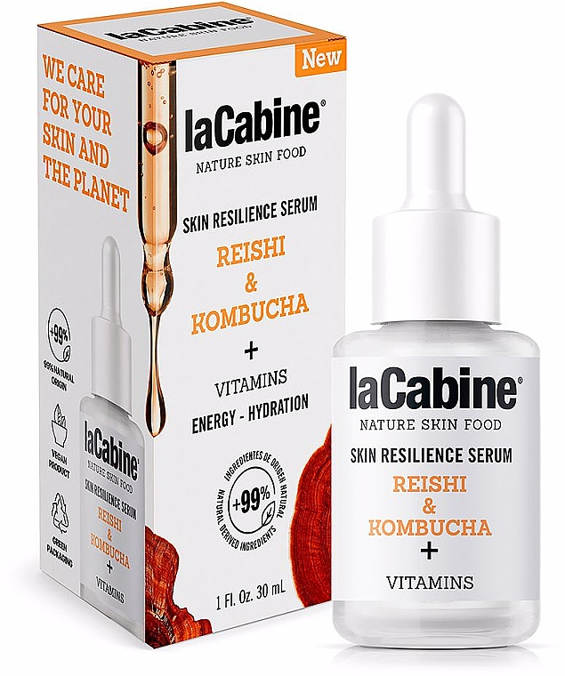 Зволожувальна сироватка для обличчя - La Cabine Nature Skin Food Skin Resilience Serum — фото N2