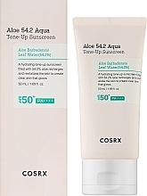 Зволожувальний сонцезахисний крем - Cosrx Aloe 54.2 Aqua Tone-Up Sunscreen SPF50+/PA++++ — фото N2