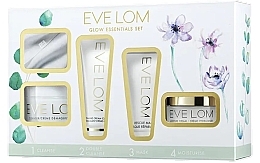 Парфумерія, косметика Набір, 5 продуктів - Eve Lom Glow Essentials Set