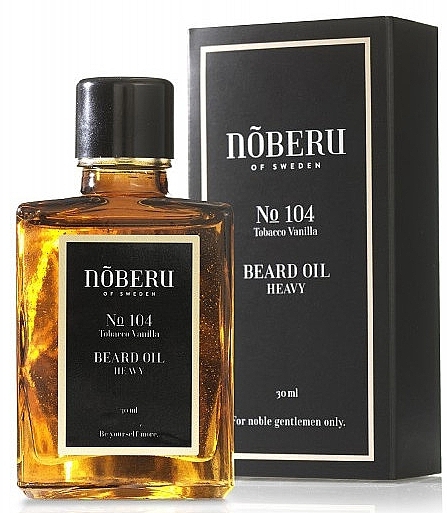 Олія для густої та довгої бороди - Noberu Of Sweden №104 Tobacco Vanilla Heavy Beard Oil — фото N1