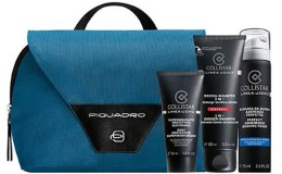 Парфумерія, косметика Набір - Collistar Linea Uomo (ash/balm/50ml + foam/75ml + sh/gel/100ml + pouch)