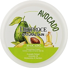 Крем для обличчя "Авокадо" - Deoproce Natural Skin Avocado Nourishing Cream — фото N1