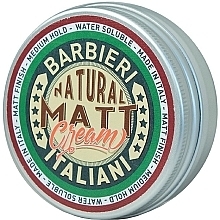 Матирующий крем для укладки волос средней фиксации - Barbieri Italiani Matte Cream Medium Hold — фото N1