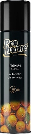 Аерозольний освіжувач повітря "Цитрус" - ProHome Premium Series Avtomatic Air Freshener — фото N1