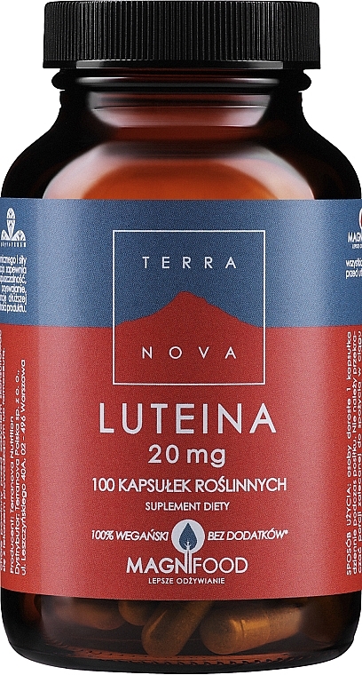 Харчова добавка "Лютеїн", у капсулах - Terranova Lutein Complex 20mg — фото N1
