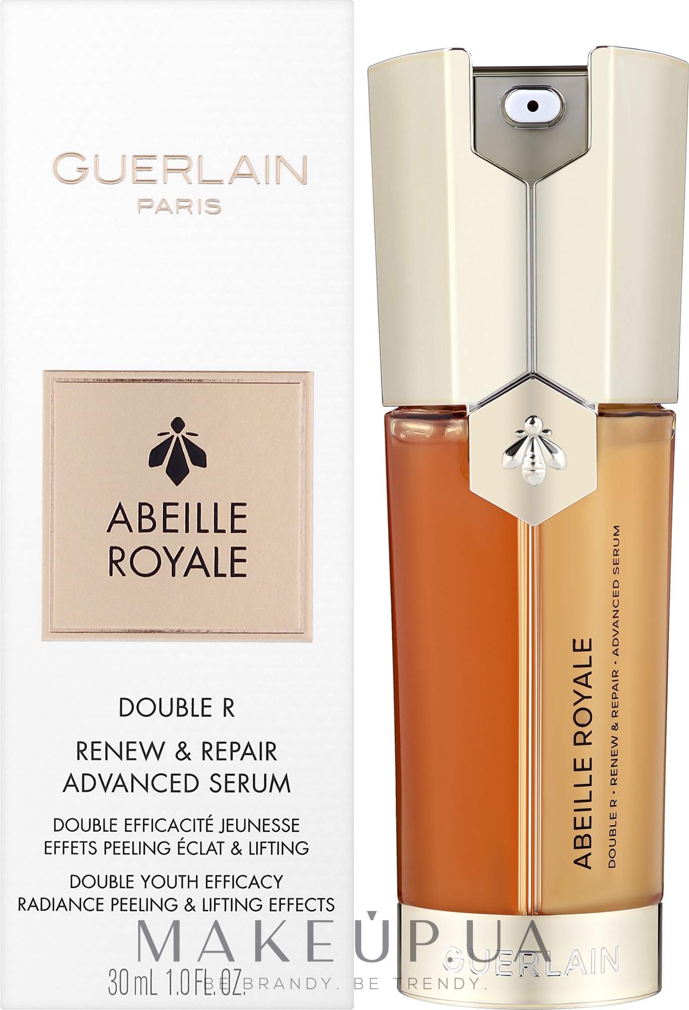Сыворотка для лица двойного действия "Упругость + Сияние" - Guerlain Abeille Royale Double R Renew & Repair Serum — фото 30ml