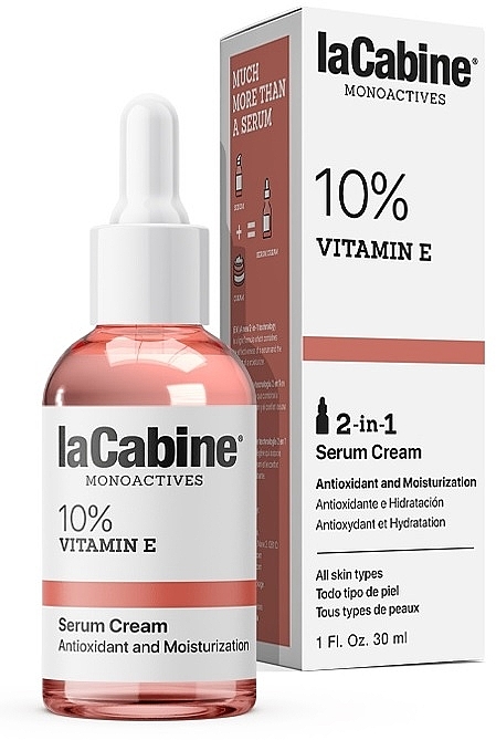 Крем-сироватка для обличчя - La Cabine Monoactives 10% Vitamin E Serum Cream — фото N1