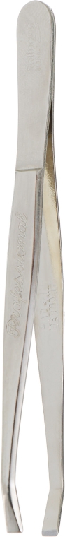 Пінцет для брів, у блістері, 06-0451, нікельований - Niegelon Solingen Professional — фото N1