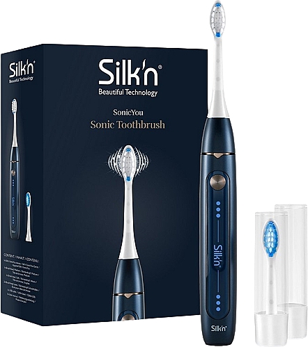 Електрична зубна щітка - Silk'n Sonic You Dark Blue — фото N1