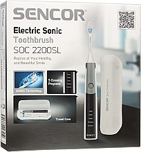 Електрична зубна щітка, сіра, SOC 2201RS - Sencor — фото N8