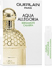 Парфумерія, косметика Guerlain Aqua Allegoria Bergamote Calabria - Туалетна вода (пробник)