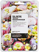 Парфумерія, косметика Тканинна маска для обличчя "Мангостин" - Superfood For Skin Balancing Sheet Mask (пробник)