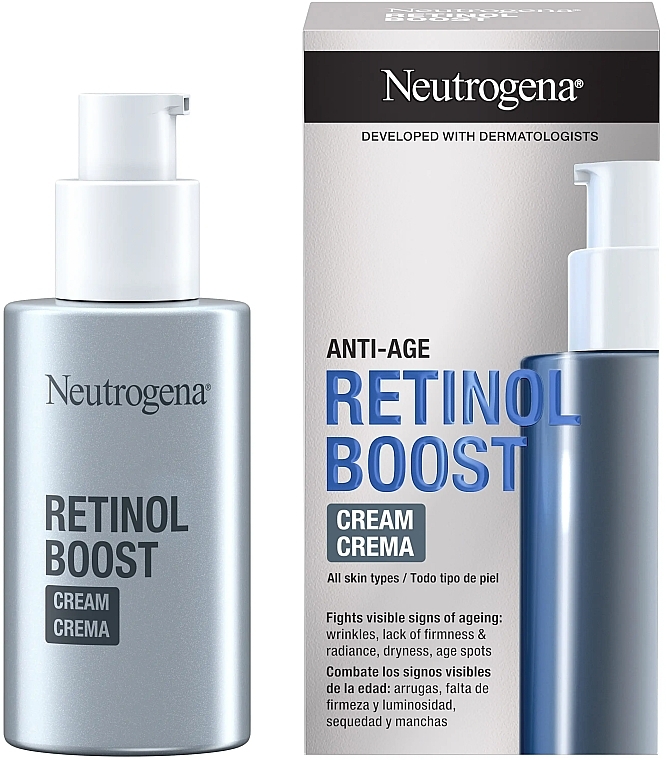 Крем для лица с ретинолом - Neutrogena Anti-Age Retinol Boost Cream — фото N1