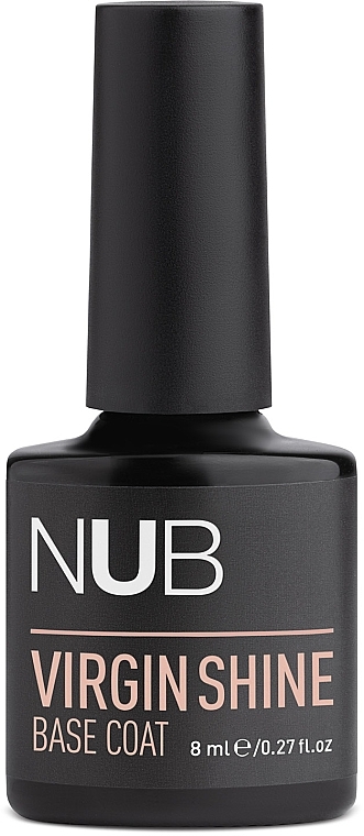 Камуфлирующая каучуковая база для гель-лака - Nub Virgin Shine Base Coat  — фото N1