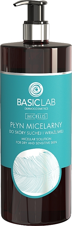 Мицеллярная вода для сухой и чувствительной кожи - BasicLab Dermocosmetics Micellis — фото N1