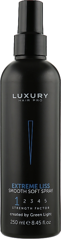 М'який розгладжувальний спрей для волосся - Green Light Luxury Hair Pro Extreme Liss Smooth Soft Spray — фото N1