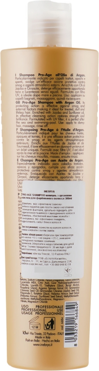 Антивозрастной шампунь - Inebrya Ice Cream Pro Age Shampoo — фото N5