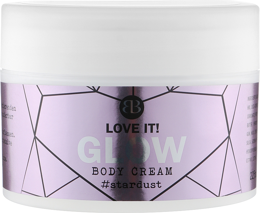 Крем для тела с сиянием "Звездная пыль" - Bettina Barty Love It! Glow Body Cream Stardust — фото N1