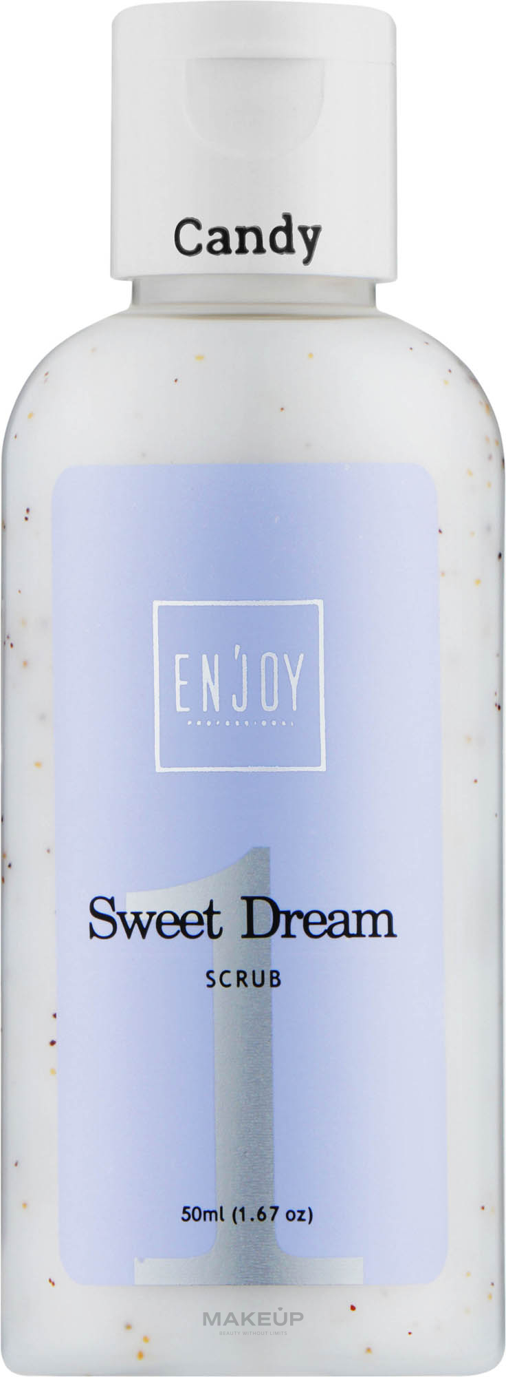 Крем-скраб №1 для подготовки кожи к парафинотерапии "Миндаль" - Enjoy Professional 1 Sweet Dream Scrub Candy — фото 50ml