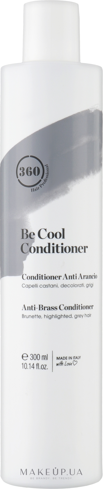 Кондиціонер для тонування темного, освітленого або сивого волосся - 360 Be Cool Conditioner — фото 300ml