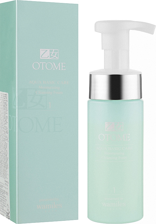 Зволожуюча пінка для обличчя - Otome Aqua Basic Care Moistrurising Cleansing — фото N2