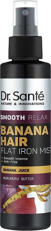 Спрей для волосся розгладжувальний - Dr. Sante Banana Hair Flat Iron Mist — фото N1