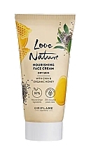 Питательный крем для лица с чиа и органическим медом - Oriflame Love Nature Nourishing Face Cream — фото N1