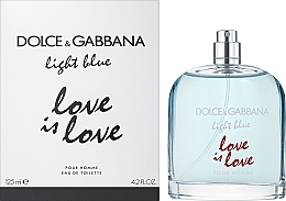 Dolce & Gabbana Light Blue Love is Love Pour Homme - Туалетная вода (тестер без крышечки) — фото N2