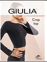 Духи, Парфюмерия, косметика Спортивный топ с длинными рукавами "Crop Top", mint - Giulia 