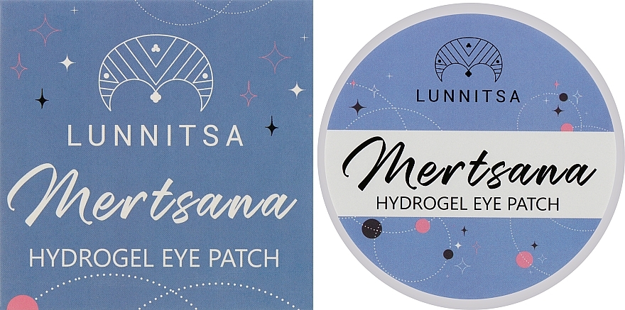 Гидрогелевые патчи под глаза с центеллой - Lunnitsa Mertsana Hydrogel Eye Patch — фото N2
