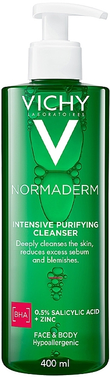 Гель для глубокого очищения жирной, склонной к недостаткам кожи лица и тела - Vichy Normaderm Intensive Purifying Cleanser — фото N11