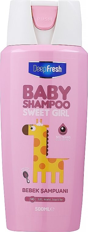 Дитячий шампунь для волосся - Aksan Deep Fresh Baby Shampoo Sweet Girl — фото N1