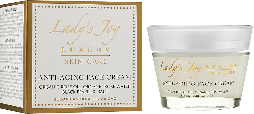 Крем для обличчя проти старіння - Bulgarska Rosa lady's Joy Luxury Anti-Aging Face Cream — фото N2