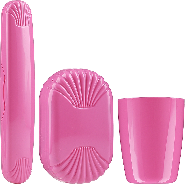 Туалетний набір, 42058, світло-рожевий - Top Choice Set (accessory/3pcs) — фото N1