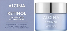 Нічний крем для обличчя - Alcina Retinol Night Cream — фото N2