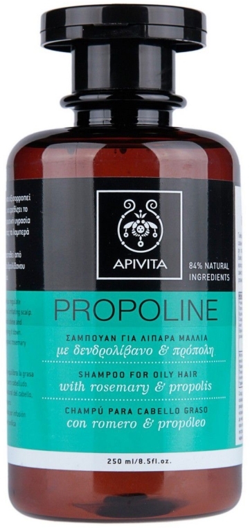 Шампунь для волос с розмарином и прополисом - Apivita propoline Shampoo For Oily Hair With Rosemary