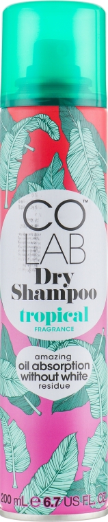Сухий шампунь для волосся з тропічним ароматом - Colab Tropical Dry Shampoo — фото N1