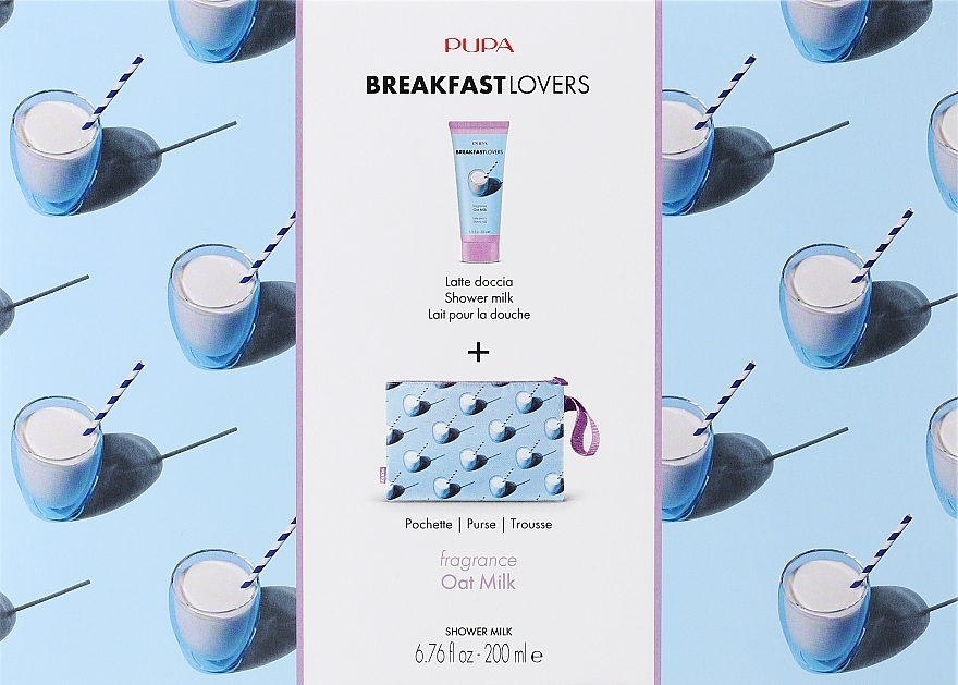 Молочко для душу - Pupa Breakfast Lovers (b/milk/200ml + cosm bag/1pc) — фото N1
