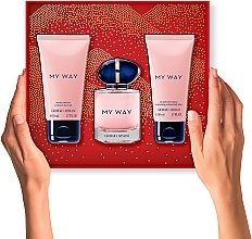 Giorgio Armani My Way - Набор (edp/50ml + b/lot/50ml + sh/gel/50ml) — фото N3