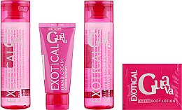 Духи, Парфюмерия, косметика Набор - Body Resort Exotical Guava Set (shm/250ml + cond/250ml + h/cr/100ml)