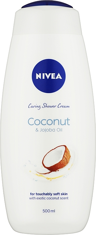 Крем-гель для душа - NIVEA Coconut & Jajoba Oil Caring Shower Cream — фото N1