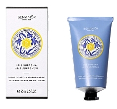 Духи, Парфюмерия, косметика Крем для рук с ирисом - Benamor Iris Suprema Extraordinary Hand Cream